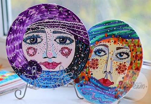 Роспись керамики акриловыми красками. Что необходимо