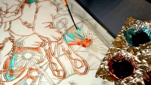 Как называется роспись по стеклу. О достоинствах росписи по стеклу