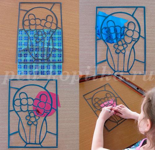 Витражи на стекле своими руками. Изготовление расписного витража в домашних условиях 10