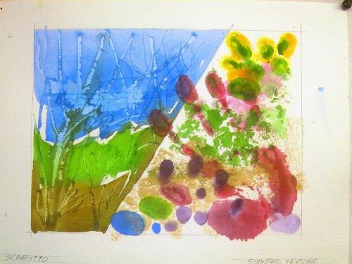 6 необычных техник рисования акварелью