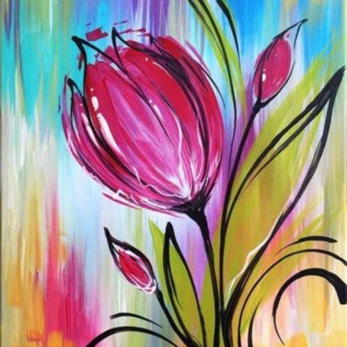 Техники рисования гуашью. Рисунки гуашью для начинающих: простые уроки по созданию картин гуашью + основные техники рисования цветов и пейзажа