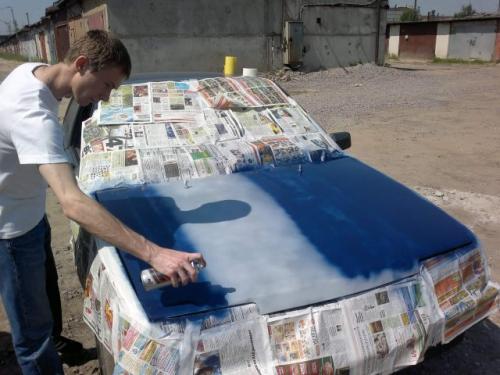 Технология покраски из баллончика. Подготовка к покраске