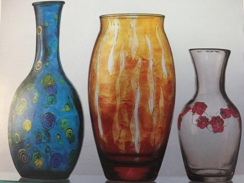 Роспись вазы акриловыми красками. Роспись вазы своими руками прозрачными красками