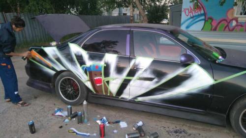 Технология нанесения аэрозольных красок. Подготовка перед окраской