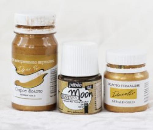 Можно ли акриловой краской красить металл. Преимущества и применение золотых красок