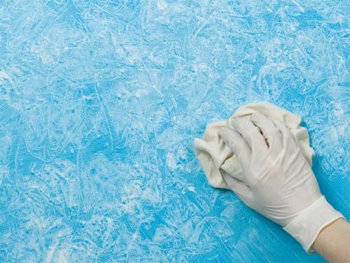 Декоративная покраска стен губкой. Зачем красят стены губками и тряпками: добиваемся необычного эффекта