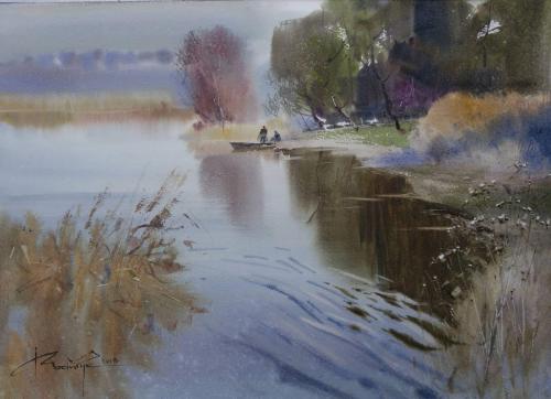 Рисуем воду. Как нарисовать воду акварелью поэтапно для начинающих