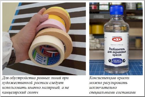 Нужно ли смачивать акриловые краски водой. Правила работы с красками