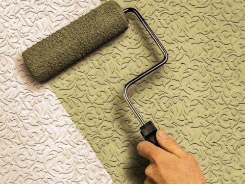 Краска на обои легла пятнами. 3 правила покраски обоев без развода и белых пятен