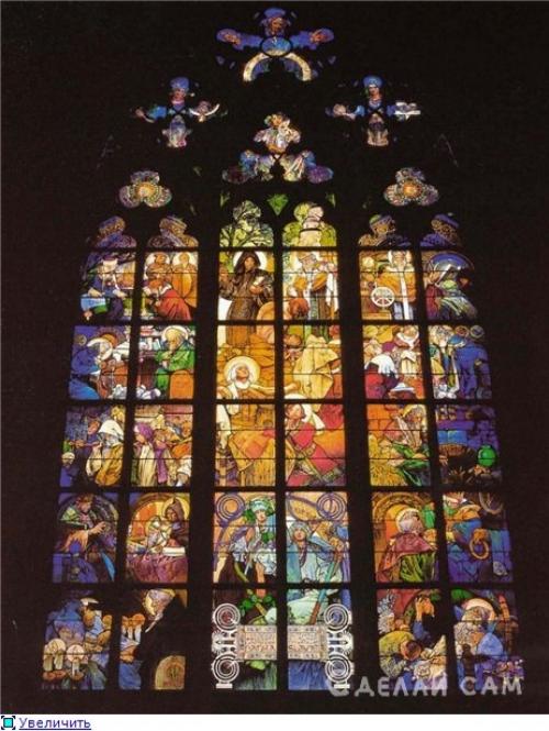 Имитация витража своими руками. Имитация витража