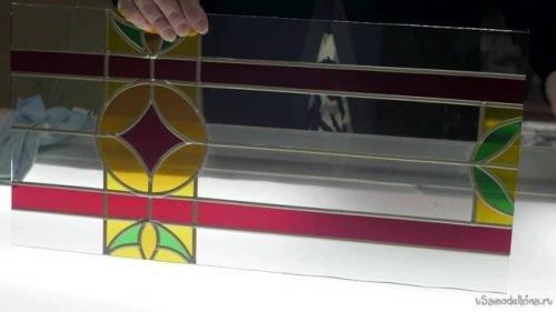 Витражи своими руками в домашних условиях. Разбираем простое изготовление контурного витража на стекле 01