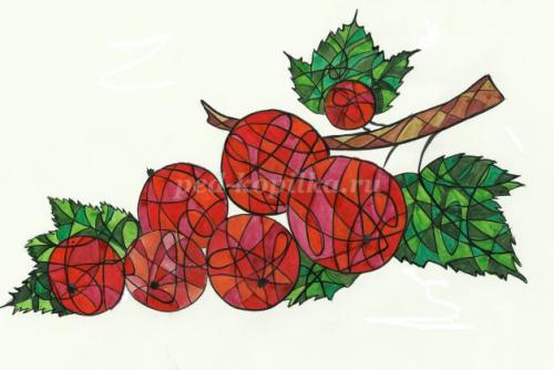 Витраж рисунок на бумаге простой. Рисование для школьников в технике: Витраж 11 Витраж рисунок на бумаге простой. Рисование для школьников в технике: Витраж 11