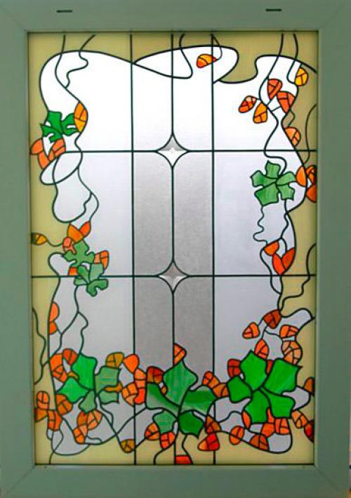 Нарисовать витраж на бумаге. Применение витражей