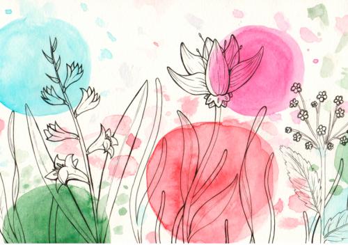 Рисунки красками для срисовки. Рисунки акварелью