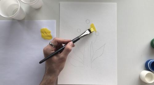 Как рисовать мазками гуашью. 3 простых урока рисования гуашью для начинающих