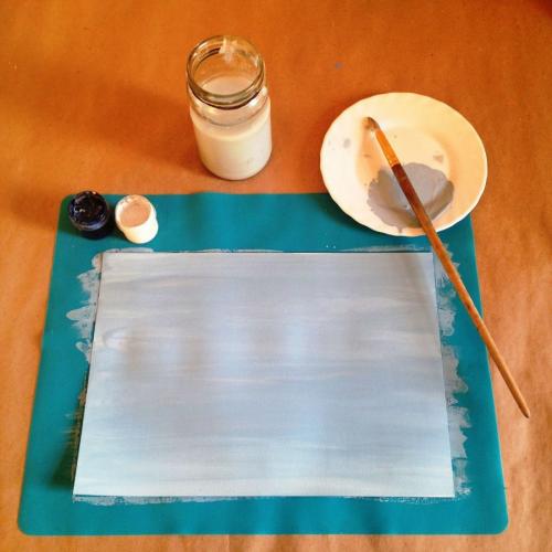 Как рисовать мазками. РИСУЕМ МАЗКАМИ МОРСКОЙ ПЕЙЗАЖ