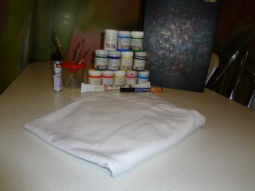 Как рисовать акриловыми красками по ткани. Мастер Класс по рисованию акриловыми красками по ткани!