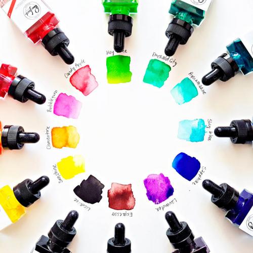 Рисунки красками для начинающих. Виды акварели 02 Рисунки красками для начинающих. Виды акварели 02