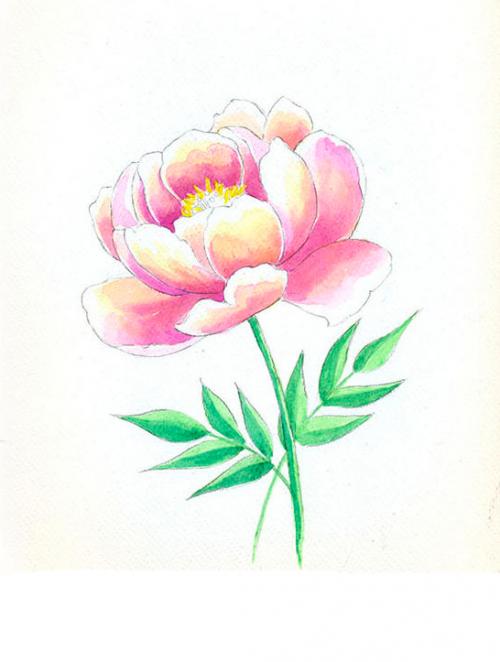 Рисунки красками для срисовки. Рисунки акварелью