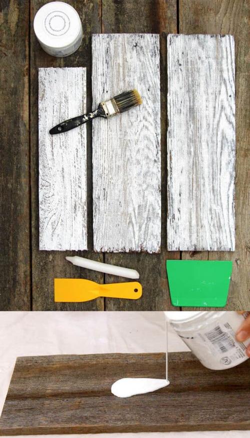 Как красиво покрасить дерево. 3 метода покрасить дерево в белый цвет с потертостями или под старину