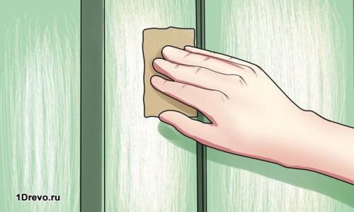 Покраска дерева по старой краске. Какие средства можно использовать для старого дерева