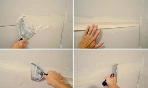 Сколько раз можно красить гипсокартон. Как правильно зачистить гипсокартон перед повторным окрашиванием