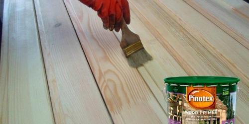 Обработка вагонки перед покраской. Грунтовка для вагонки: выбор и применение