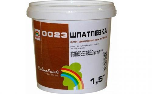 Чем шпаклевать деревянный пол под покраску. Шпаклевка для деревянного пола: топ-10 составов, технология нанесения