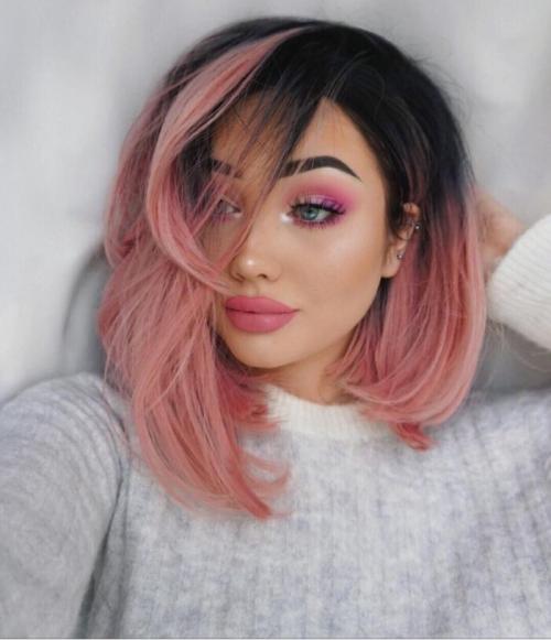 Омбре на очень короткие волосы. Особенности омбре на короткие волосы