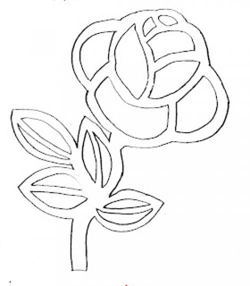 Как сделать витраж из бумаги. Витраж из цветной бумаги 01