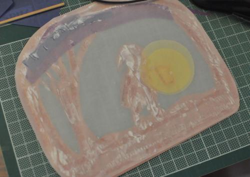 Витраж из бумаги шаблоны. Витраж