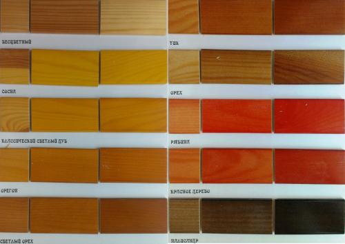 Покраска дерева с сохранением текстуры