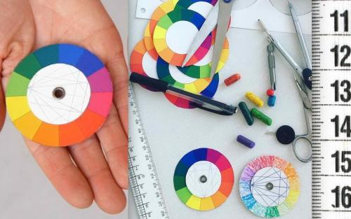 Таблица смешивания цветов колера. Как сделать цветовой круг