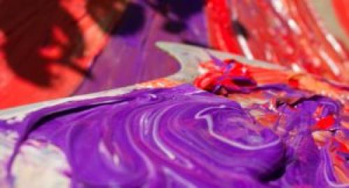 Как получить ярко фиолетовый цвет. Получение фиолетового цвета путем смешивания красок