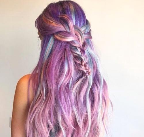 Как получить фиолетовый цвет волос. Фиолетовые волосы: галерея лавандовых, сиреневых и лиловых оттенков