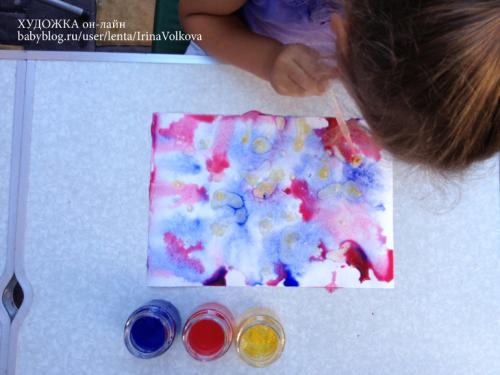 Смешивание цветов для детей. Художка. Смешиваем краски.