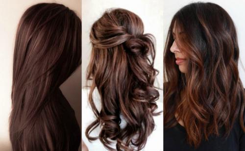 Окрашивание на темные волосы 2022. Однотонное окрашивание волос