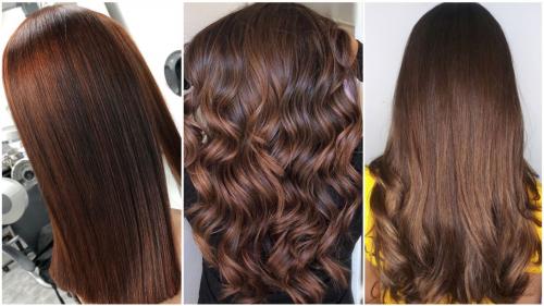 Окрашивание на темные волосы 2022. Однотонное окрашивание волос