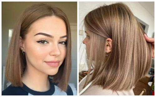 Окрашивание на темные волосы 2022. Однотонное окрашивание волос