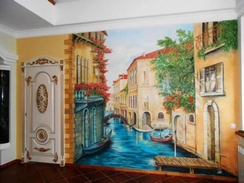 Роспись стен для начинающих. Роспись стен в интерьере — особенности, варианты дизайна и стильные идеи сочетания в оформлении