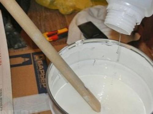 Разведение акриловой краски водой. Краска застыла на холсте, как поступить 01