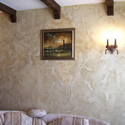 Декоративная краска для стен. Мозаичные декоративные краски для стен в интерьере квартиры (с фото) 04 Декоративная краска для стен. Мозаичные декоративные краски для стен в интерьере квартиры (с фото) 04