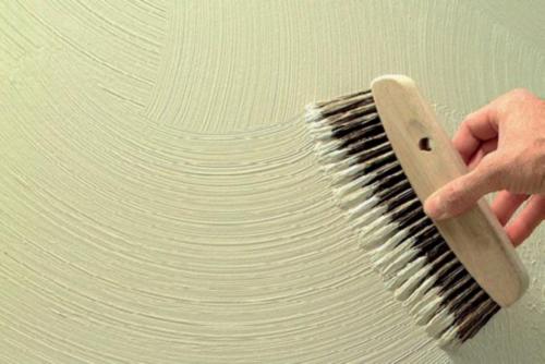 Шпаклёвка вместо краски. Методы превращения шпатлевки в декоративную штукатурку