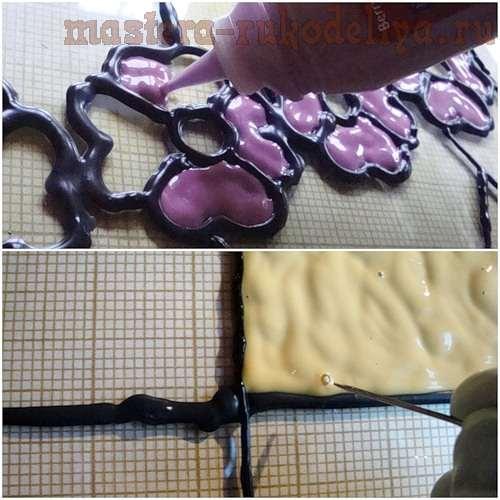 Как сделать витражное окно на даче своими руками. Мастер-класс по витражной росписи: Витражное окно на дачу 05