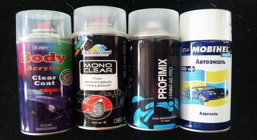 Лак в баллончике для авто, какой лучше. Разновидности лаков в баллончике и их применение
