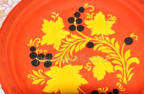 Роспись тарелок и посуды. Техники росписи тарелок акриловыми красками 08