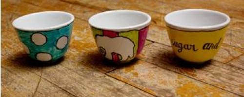 Роспись на посуде. Технология росписи: