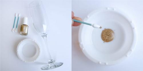 Рисунки по стеклу своими руками. Мастер-класс №1: Бокалы в стиле конфетти