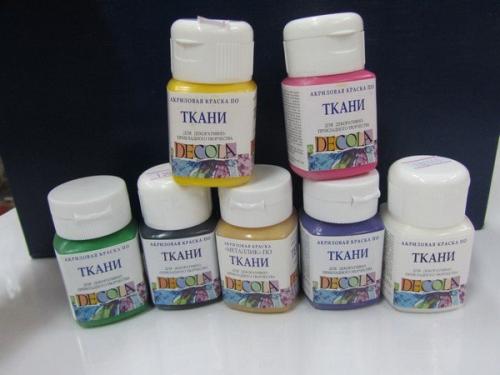 Акриловые краски для ткани, какие лучше. Для декорирования