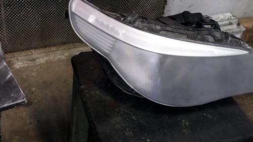 Восстановление фар горелкой. Процесс химической полировки